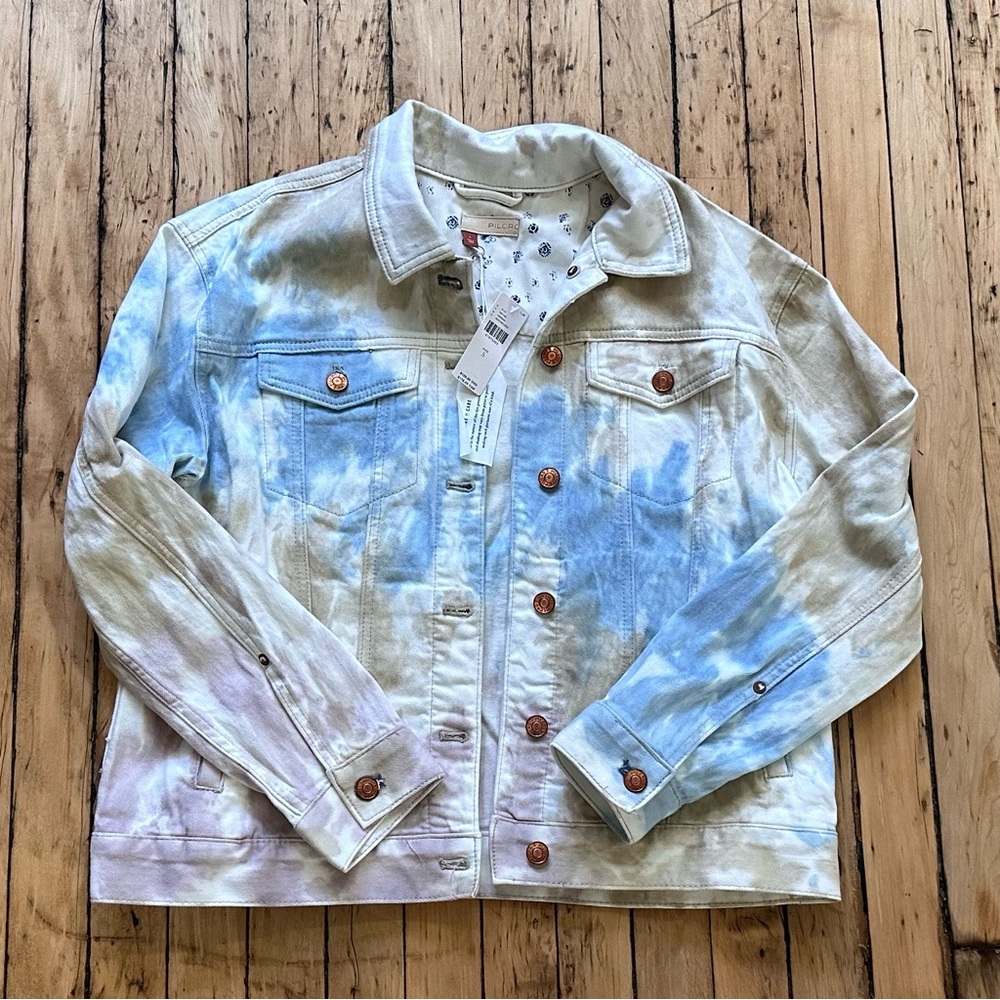 NWT Pilcro Tie-Dye Denim Jacket size small